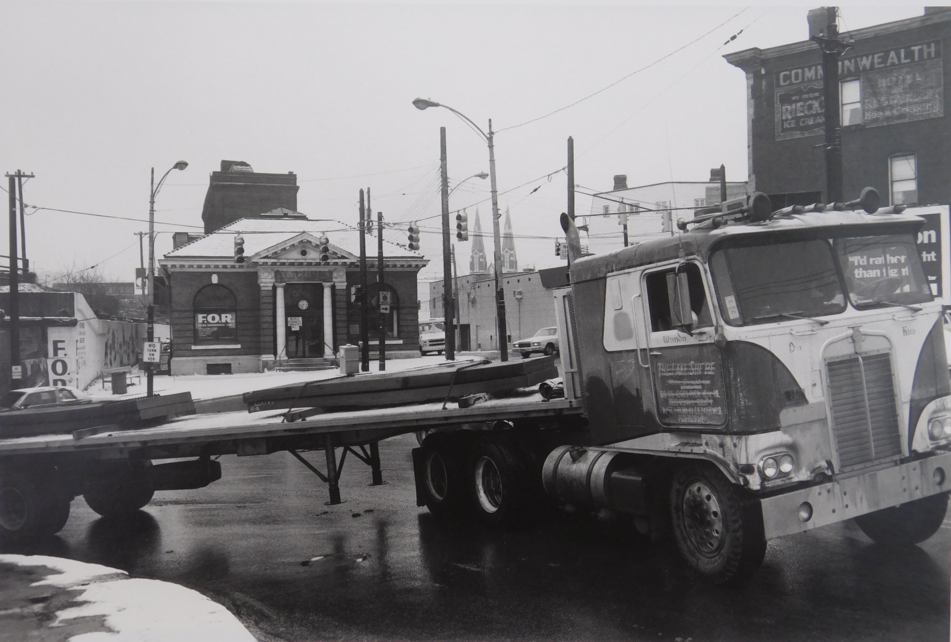 Appraisal: Lee Friedlander American - ''Mc Kees Rocks PA''- gelatin silver