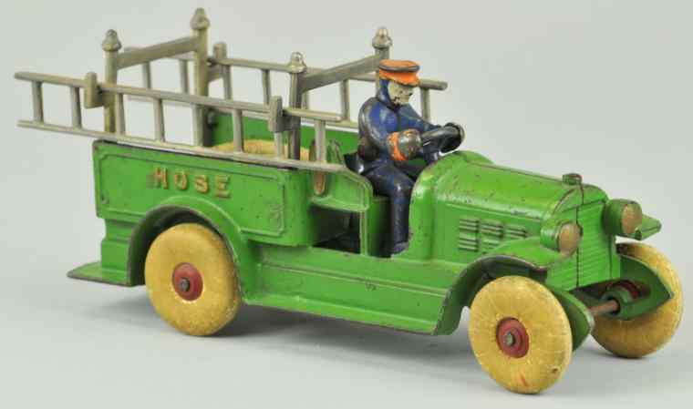 Appraisal: KENTON HOSE TRUCK Late 's cast iron painted in green