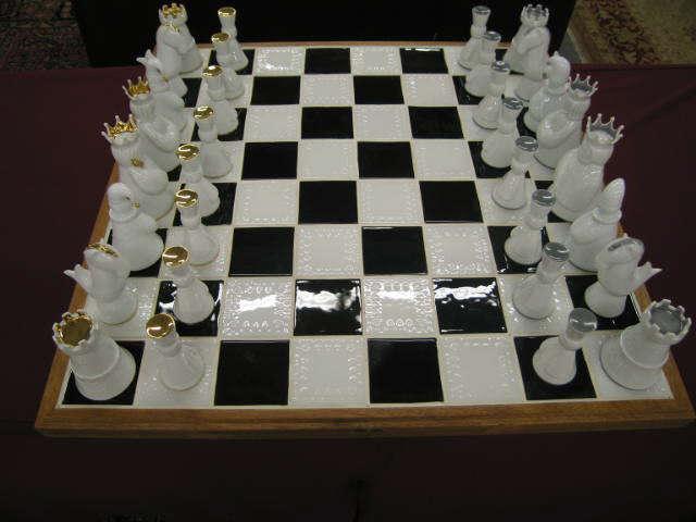 Appraisal: Haviland Limoges Porcelain Chess Set figural by famous designer J