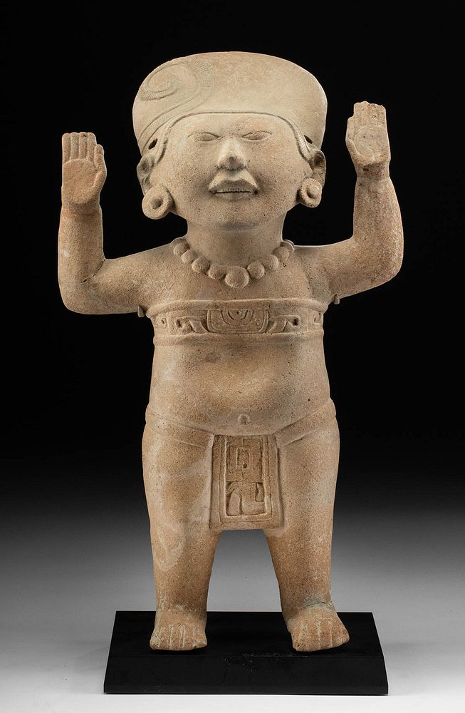 Appraisal: Veracruz Pottery Sonriente Figure - Depicting a Child Pre-Columbian Gulf