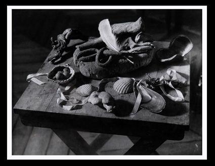 Appraisal: BRASSAI - STILL LIFE WITH SHELLS Black and white photograph