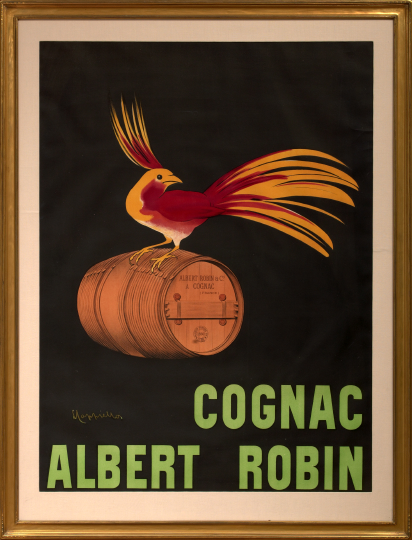 Appraisal: Leonetto Cappiello French - Cognac Albert Robin color lithographic poster