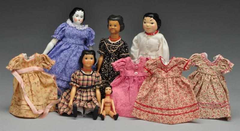 Appraisal: Lot of Hitty Artist Dolls Description Hitty signed H K