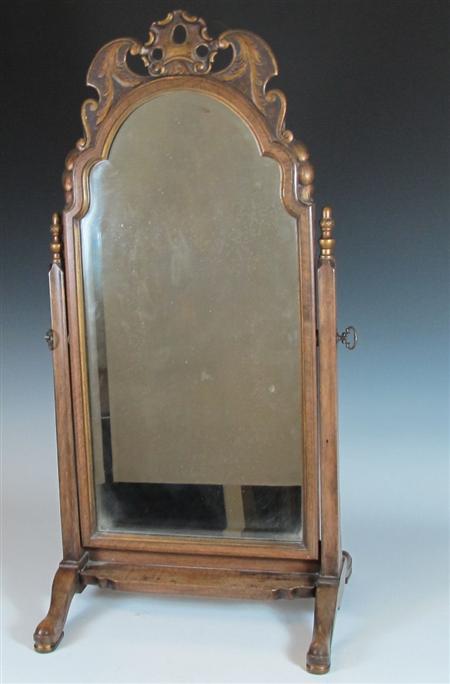 Appraisal: An early th century Whytock Reid mahogany toilet mirror the