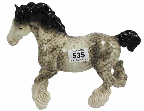 Appraisal: Beswick Cantering Shire in Rocking Horse Grey