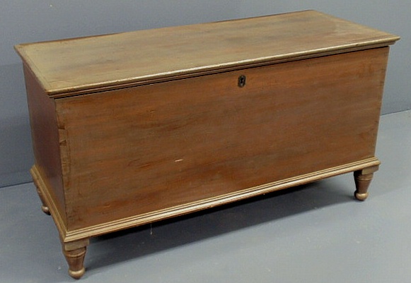 Appraisal: Pennsylvania poplar blanket chest c with dovetailed construction h x