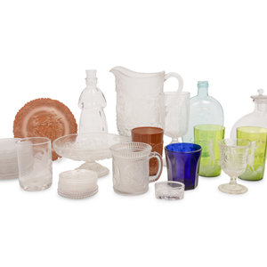 Appraisal: A Collection of American Glass Articles th Century and Later