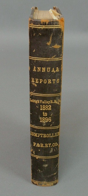 Appraisal: Book- Lehigh Valley Rail Road Co - Annual reports -