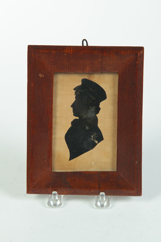 Appraisal: SILHOUETTE American st half- th century Cut out portrait of