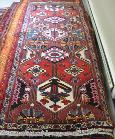 Appraisal: PERSIAN BAKHTIARI PANEL CARPET ' x '