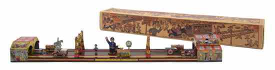 Appraisal: An American Lithographed Tin Wind-Up Toy and Original Box Louis