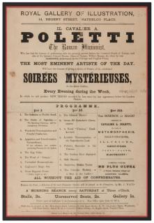 Appraisal: Poletti Cavaliere Antonio Poletti The Roman Illusionist London J Miles