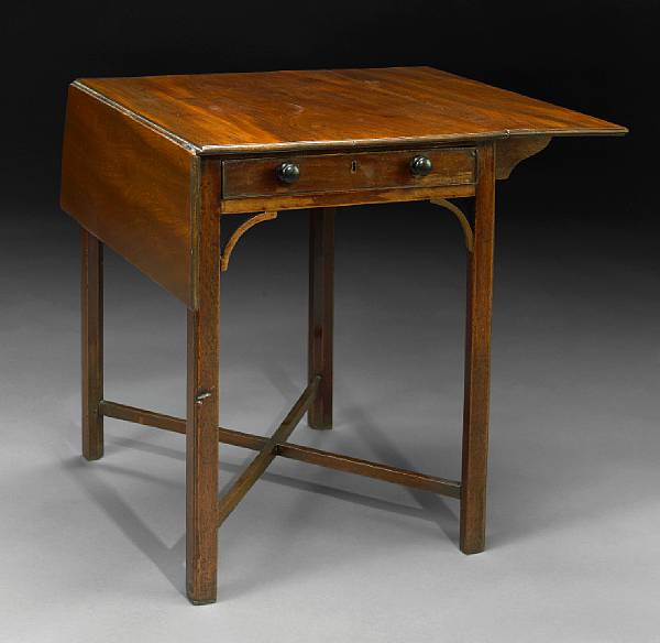 Appraisal: A George III mahogany pembroke table fourth quarter th century