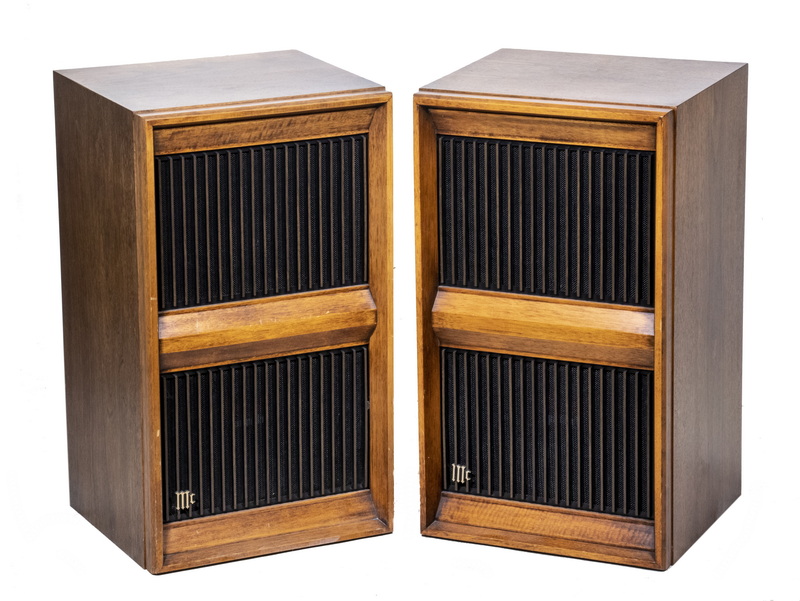 Appraisal: PR OF MCINTOSH SPEAKERS Loudspeaker System Model ML- C ohm