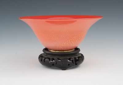 Appraisal: A Delicate Murano Glass Bowl Blown in the form echoing