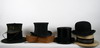 Appraisal: VINTAGE HAT LOT - Six piece lot consisting of woven