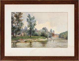 Appraisal: MARMADUKE A LANGDALE WATERCOLOR MARMADUKE A LANGDALE WATERCOLOR H W