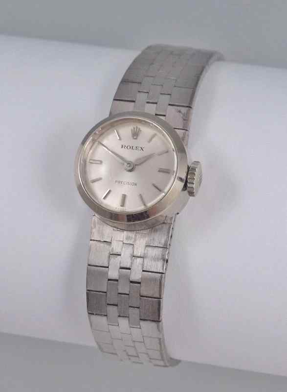 Appraisal: ROLEX KT GOLD CHAMELEON LADIES WATCH CA k white gold