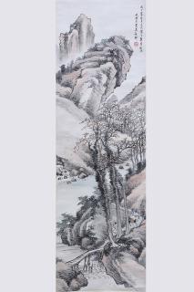 Appraisal: Chinese Scroll Manner Wu Guxiang Manner of Wu Guxiang Chinese