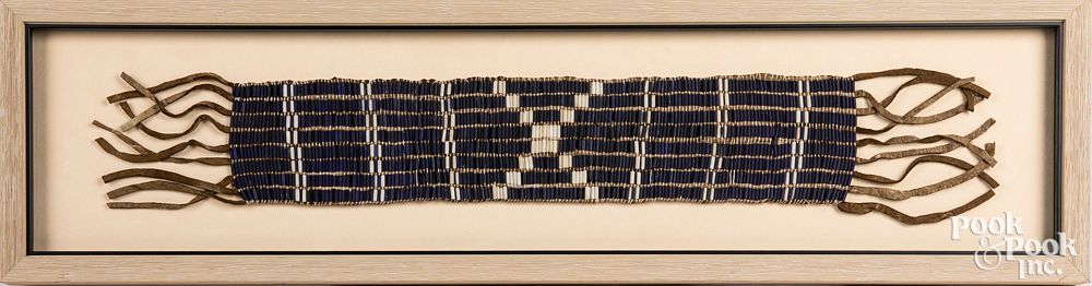 Appraisal: Native American Indian Wampum belt Native American Indian Wampum belt