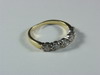 Appraisal: ETERNITY BAND - K GOLD AND DIAMOND ETERNITY BAND SET