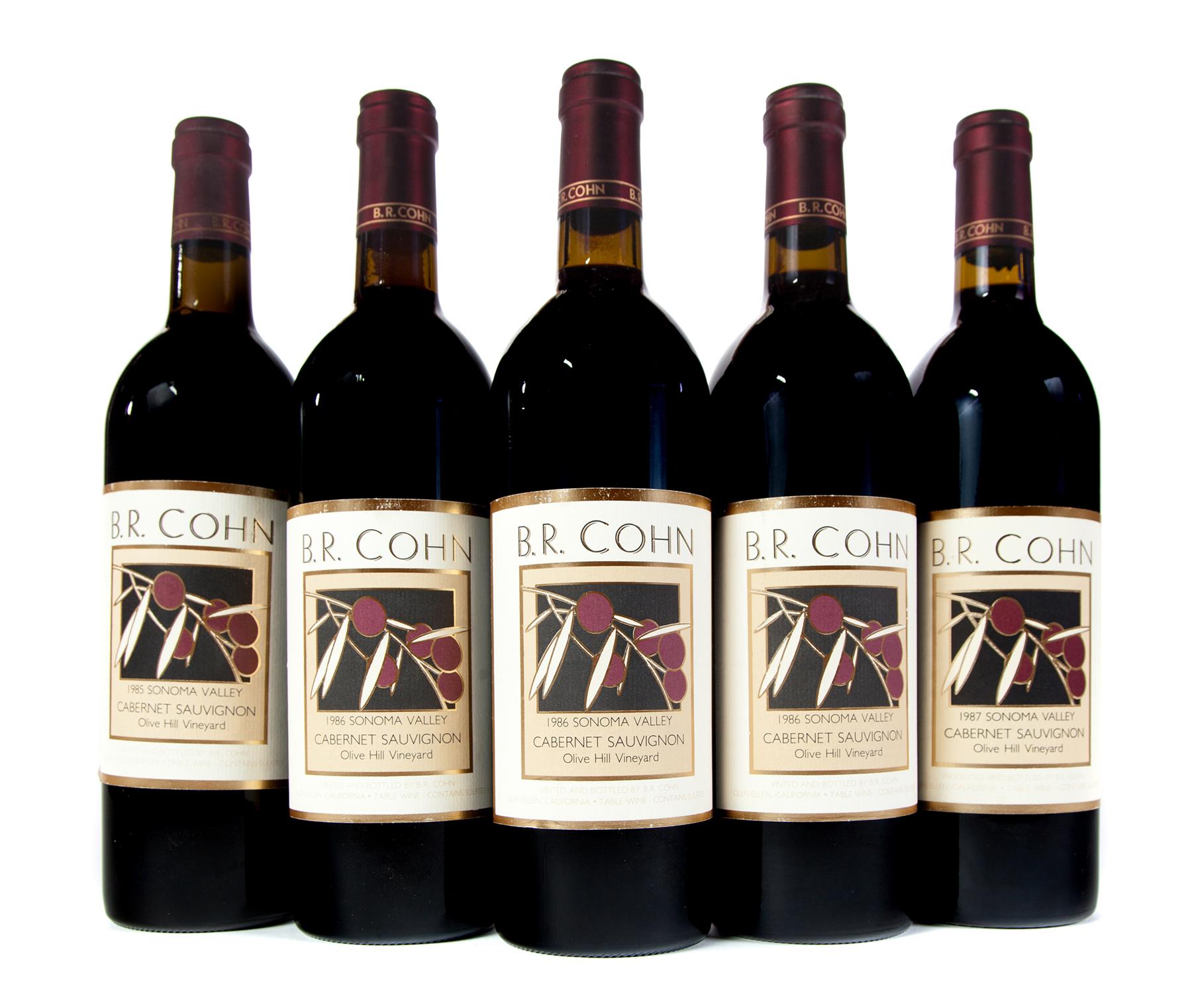 Appraisal: B R COHN CABERNET SAUVIGNON VERTICAL Olive Hill Vineyard Sonoma