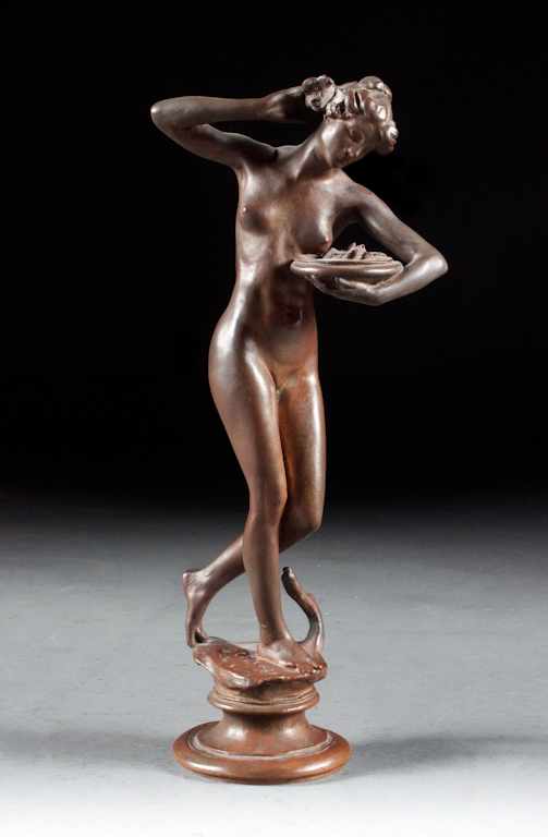 Appraisal: Daniel Chester French American - ''Narcissa '' bronze brown patina