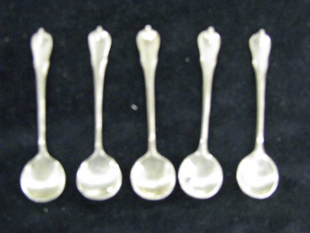 Appraisal: Sterling Silver Salt Spoons