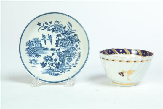 Appraisal: WORCESTER CUP AND SAUCER England ca - Separate cup and