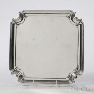 Appraisal: George V Sterling Silver Tray London - Lionel Alfred Crichton