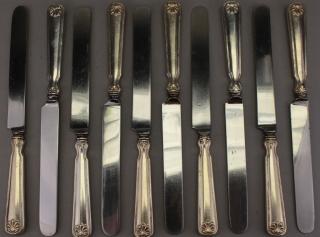 Appraisal: Tiffany Co Butter Knives Sterling Handles Tiffany Co Butter Knives