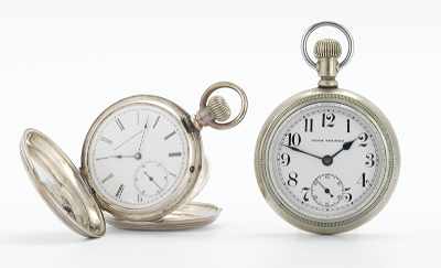 Appraisal: Two Pocket Watches Seth Thomas and Elgin Containing a silverode