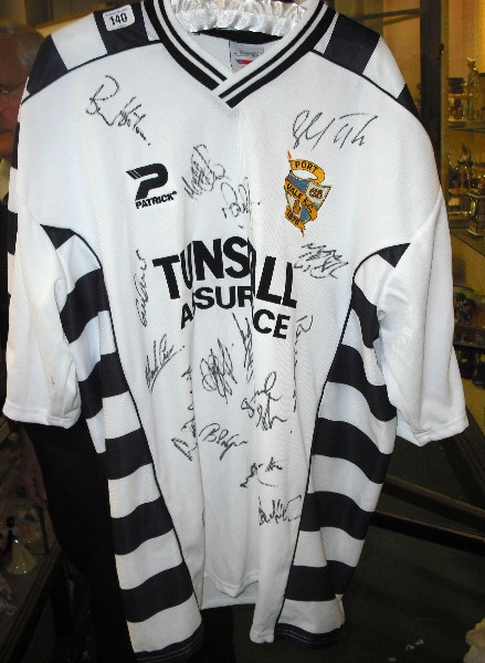 Appraisal: Port Vale Football Shirt signed Bythe Team