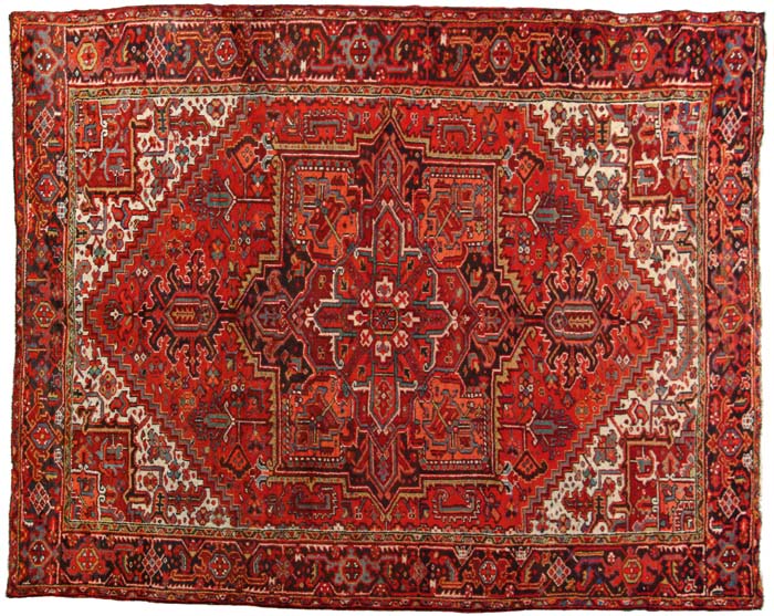 Appraisal: HERIZ STYLE ORIENTAL ROOM SIZE RUG Last half of the