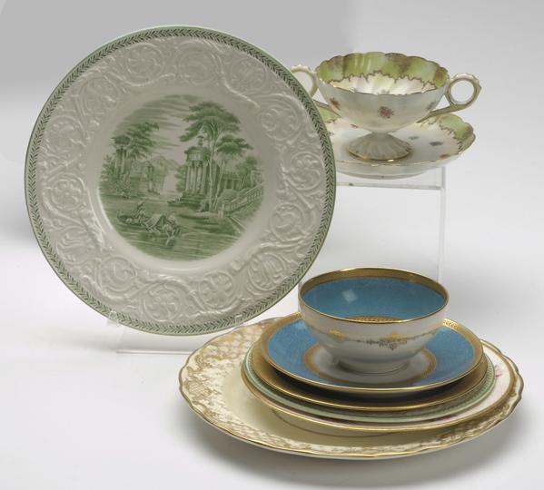 Appraisal: MIXED CHINA LOT Sixty-five pieces includes ten Minton for Tiffany