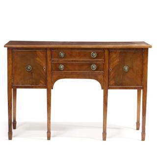 Appraisal: Diminutive English Hepplewhite Sideboard early th century mahogany with lightwood