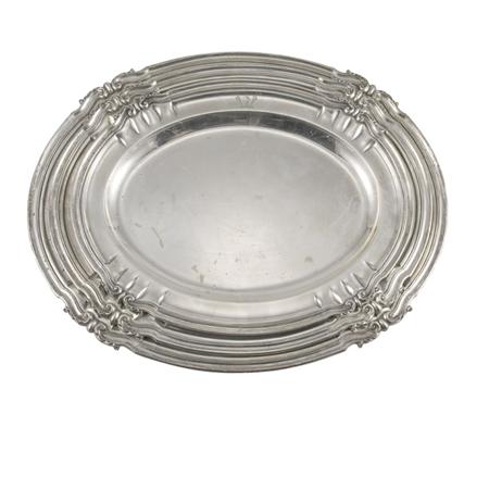 Appraisal: Nest of Three English Silver Platters Estimate -