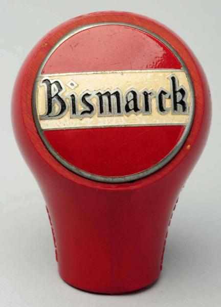 Appraisal: Bismarck Beer Tap Knob Chicago Discoloring to face and minor