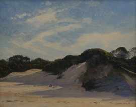 Appraisal: Leonard Long born By the Sand Hill Crookhaven Heads oil