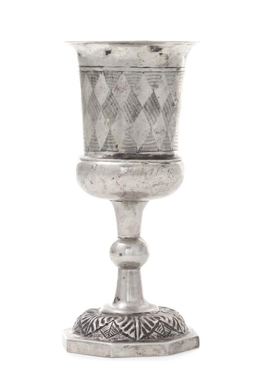 Appraisal: Sale Lot A Continental Silver Goblet Probably Polish th Century