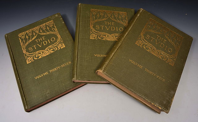 Appraisal: A Quantity of THE STUDIO volumes various between vols VII-LIV