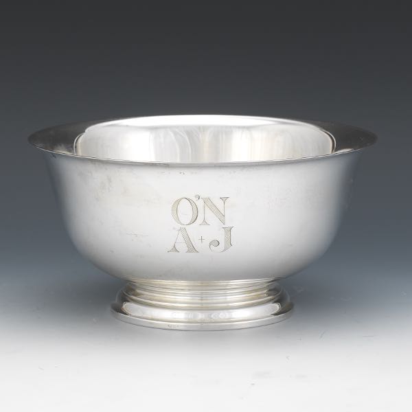 Appraisal: GORHAM STERLING SILVER PAUL REVERE REPRODUCTION BOWL x - Sterling