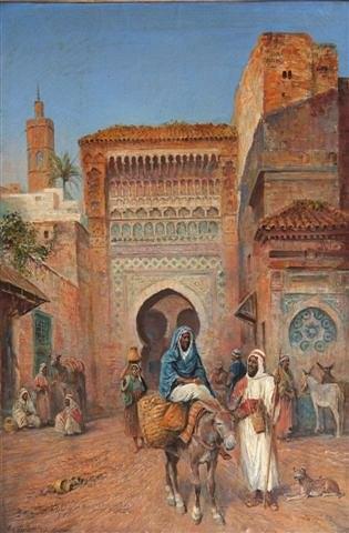 Appraisal: ARTHUR TREVOR HADDON - - The Gateway to Fez signed