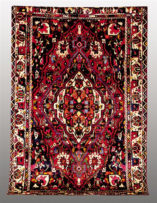 Appraisal: Persian Bakhtiari carpet ' x '