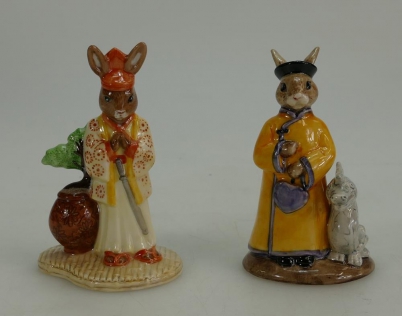 Appraisal: Royal Doulton Bunnykins figures Samurai DB and Mandarin DB limited