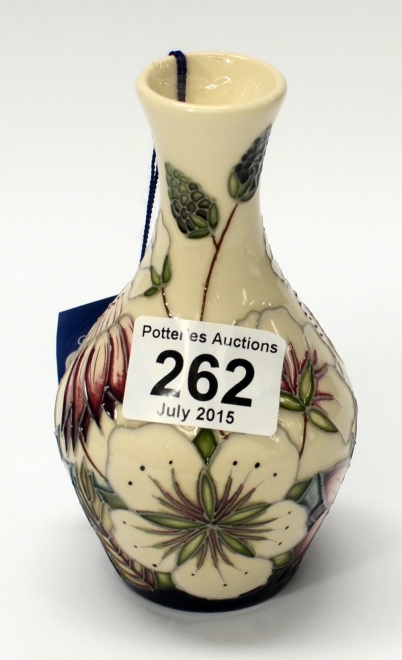 Appraisal: Moorcroft vase decorated in the Bramble Revisited design height cm