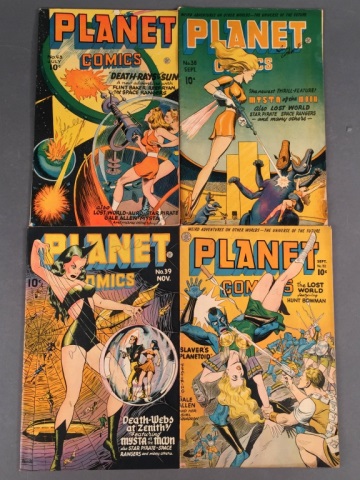 Appraisal: Planet Comics Nos - Ungraded unrestored Most of these comics