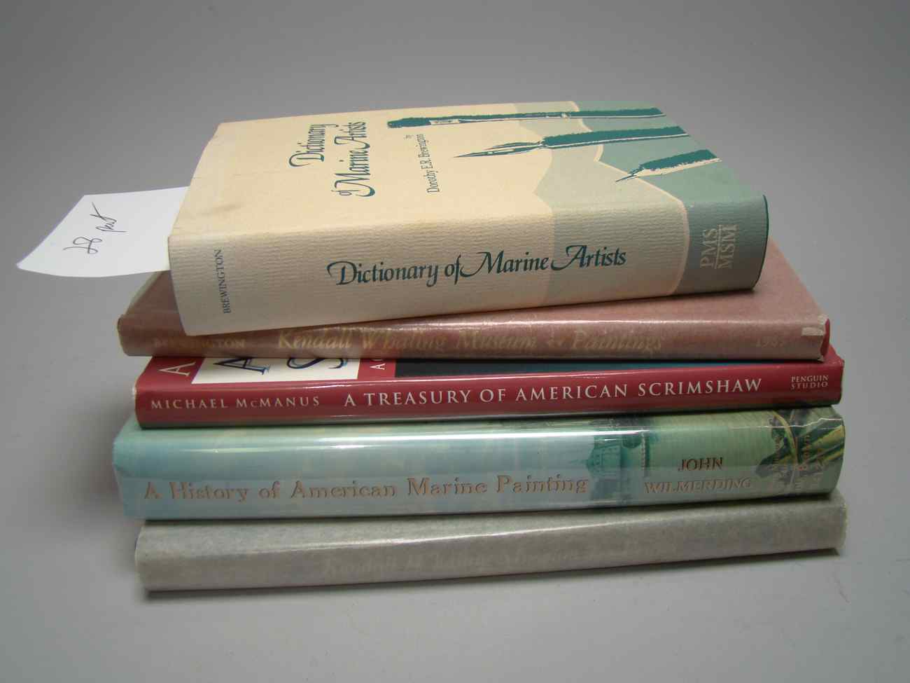 Appraisal: MARINE ART Five books Wilmerding John History of American Marine