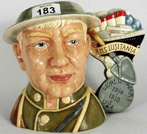 Appraisal: Royal Doulton Large Character Jug World War One D Limited