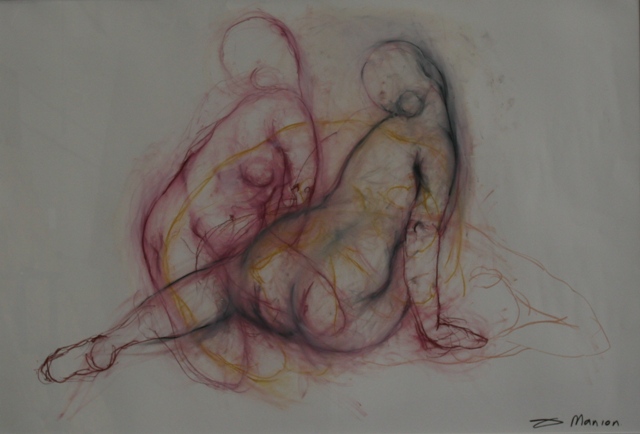 Appraisal: Gerard Manion born Nude Study pastel and charcoal on paper